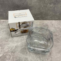 Ємність для зберігання зі скляною кришкою 395 мл Pasabahce Plus 96887