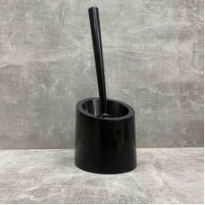 Йорж для унітазу з підставкою "Аква" чорний Алеана 127024