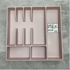 Лоток для столових приладів 7 секцій рожевий Emhouse EP-901