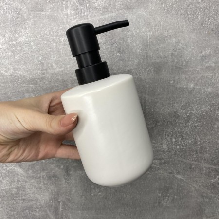 Набір для ванної кімнати (3 предмети) дозатор для мила, склянка для зубних щіток та мильниця Bona Di 851-327