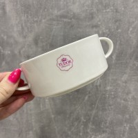 Бульйонниця порцелянова з ручками 300 мл Tudor TU2545