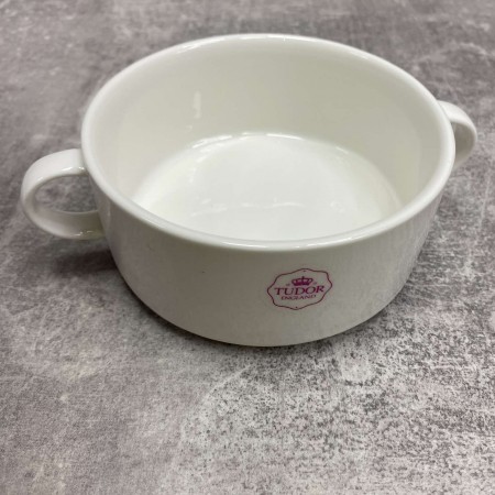 Бульйонниця порцелянова з ручками 300 мл Tudor TU2545