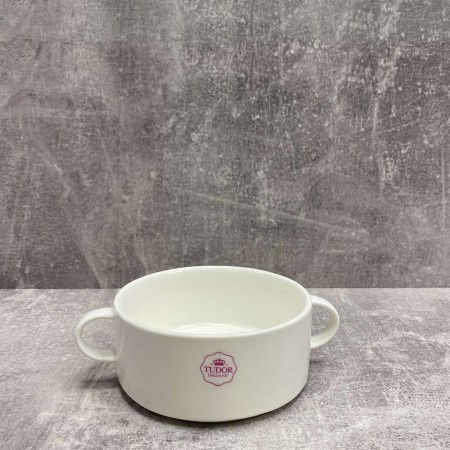 Бульйонниця порцелянова з ручками 300 мл Tudor TU2545