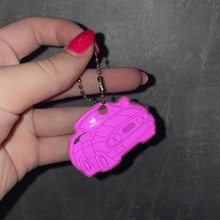 Світловідбиваючий брелок "Машинка" Stenson 38443-1 MIX