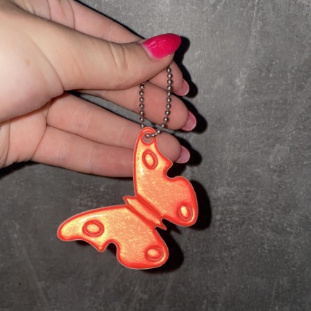 Світловідбиваючий брелок "Метелик" Stenson 38443-1 MIX