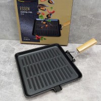 Сковорода-гриль чавунна без кришки 28 см RINGEL Essen RG-2308-28