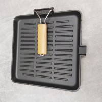 Сковорода-гриль чавунна без кришки 28 см RINGEL Essen RG-2308-28