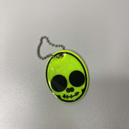 Світловідбиваючий брелок "Череп" Stenson 38443-1 MIX