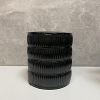 Скринька для зберігання ювелірних виробів та біжутерії 4 відділення Dunya Plastik 07416 чорна