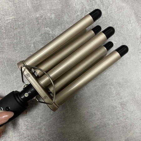 Плойка-щипці для локонів на п'ять хвиль для завивки волосся Geemy GM-2933