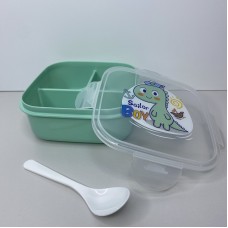 Ланч-бокс пластиковий з трьома відділами 15*15*6 см Sailor Boy Ал Пластик 37166 