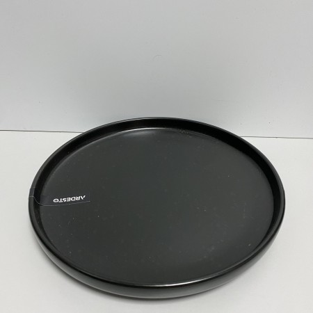 Тарілка десертна 20,5 см керамічна чорна Ardesto Trento AR2920TB