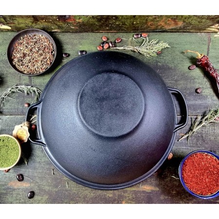 Казан чавунний 12 л Maysternya V12Wok Ук