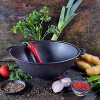 Казан чавунний 12 л Maysternya V12Wok Ук