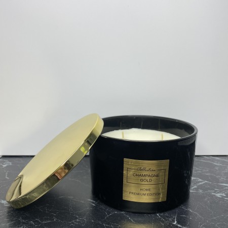 Ароматична свічка Home Premium Edition Champagne Gold 13,5*8 см 79665
