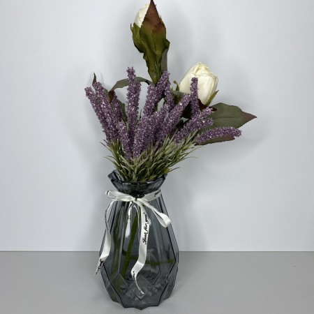 Ваза скляна 17,7 см Viva Berryl 6841698