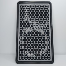 Сушка для стаканів пластикова 42*24*1 см сіра Bursev 1135 08