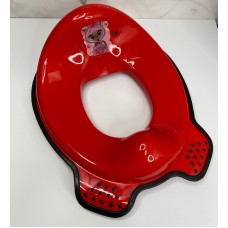 Дитяче сидіння для унітазу з резиновими вставками Irak Plastik CM-240 червоне