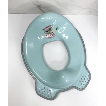 Дитяче сидіння для унітазу з резиновими вставками Irak Plastik CM-240 блакитне