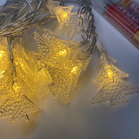 Гірлянда світлодіодна "Ялинка" 4 м 20 LED на батарейках 2АА Stenson M48230