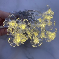 Гірлянда світлодіодна "Квіти" 4 м 20 LED на батарейках 2АА Stenson M48232