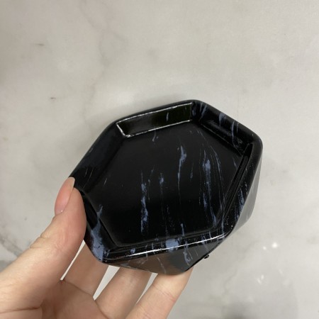 Набір аксесуарів для ванної кімнати 3 предмети Чорний мармур Bona Di 851-318