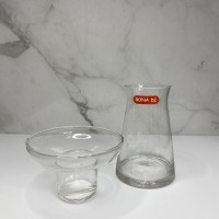 Підсвічник скляний зі знімною склянкою для декорування 14,5 см Bona Di 527-С13