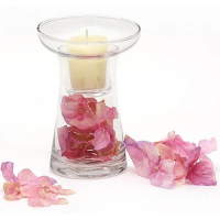 Підсвічник скляний зі знімною склянкою для декорування 14,5 см Bona Di 527-С13