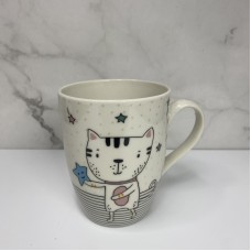 Чашка порцелянова 340 мл Симпатяги "Котик" Vittora VT-C-142340 