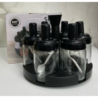 Набір для спецій на обертальній підставці 7 предметів Frico FRU-131