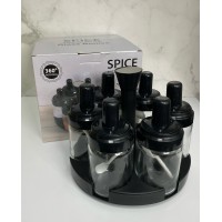 Набір для спецій на обертальній підставці 7 предметів Frico FRU-131