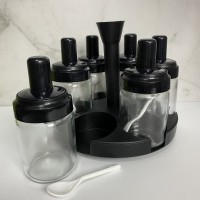 Набір для спецій на обертальній підставці 7 предметів Frico FRU-131