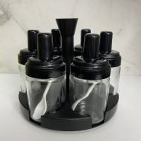 Набір для спецій на обертальній підставці 7 предметів Frico FRU-131