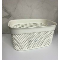 Корзина без кришки 33*24*16,5 см 9 л М-164 біла