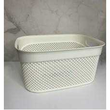 Корзина без кришки 33*24*16,5 см 9 л М-164 біла
