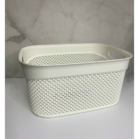 Корзина без кришки 33*24*16,5 см 9 л М-164 біла