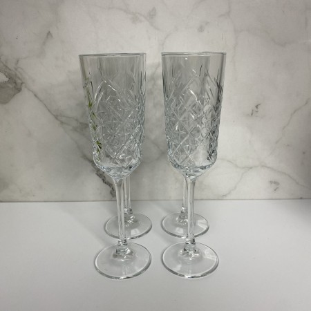 Набір келихів для шампанського 4 шт 175 мл Pasabahce Timeless 440356