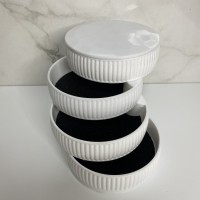 Скринька для зберігання ювелірних виробів та біжутерії 4 відділення Dunya Plastik 07416 біла