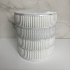 Скринька для зберігання ювелірних виробів та біжутерії 4 відділення Dunya Plastik 07416 біла