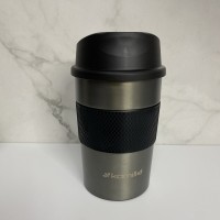 Термочашка із нержавіючої сталі з TPR вставкою 360 мл Kamile KM-2150 графіт