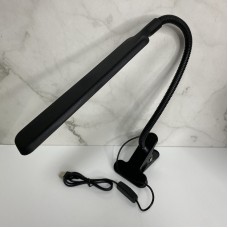 Настільна лампа світлодіодна з прищепкою гнучка A-Plus XSD-206 чорна 