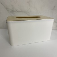 Серветниця пластикова 18,7*12,1*9,8 см A-Plus 0483 біла 