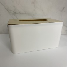 Серветниця пластикова 18,7*12,1*9,8 см A-Plus 0483 біла 