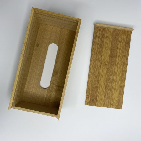 Диспенсер для серветок бамбуковий 23,5*11,5*8,8 см A-Plus 6107 