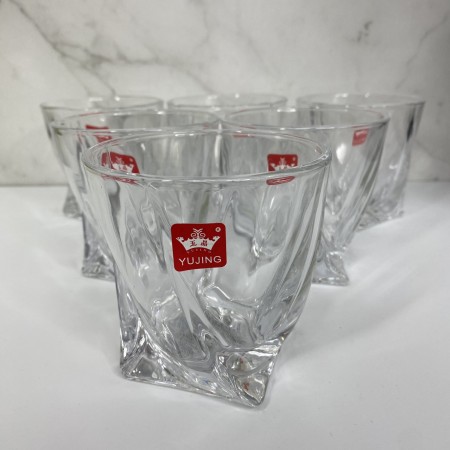 Набір склянок Quadro 6 шт 340 мл Yujing GlassWare 2772/3701