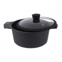 Набір посуду алюмінієвий з мармуровим антипригарним покриттям 10 предметів Edenberg EB-9185