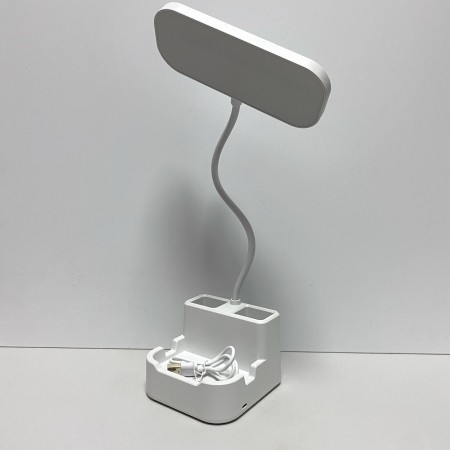 Настільна лампа з органайзером та підставкою для телефона LED Table Lamp Bailong QP-2209-A/6864