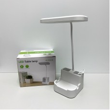 Настільна лампа з органайзером та підставкою для телефона LED Table Lamp Bailong QP-2209-A/6864