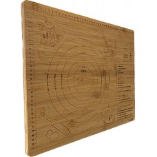 Дошка кухонна для розкочування тіста і нарізання бамбукова 46*36*1,5 см Eurogold 7108200026