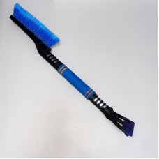 Щітка зі скребком автомобільна  для снігу та льоду 60 см Ucsan Plastik М-135 блакитна